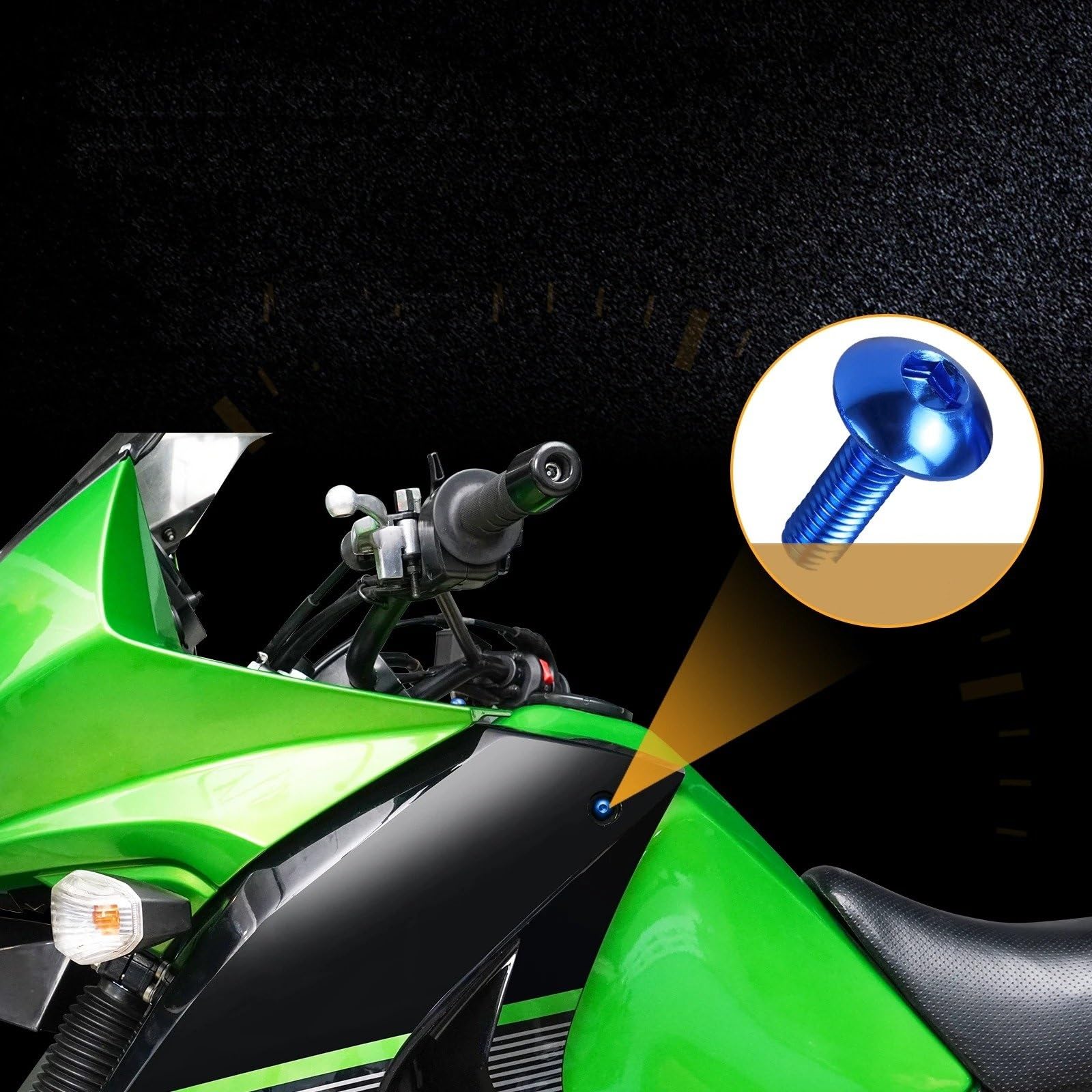 Kit Di Bulloni E Viti Carene Moto Da 177 Pezzi Per Suzuki GSXR 600 1000 Bandit V-Strom Dadi M5 M6, Chiave, Rondelle Componenti Carrozzeria Assortimento Viti Carrozzeria(Argento)