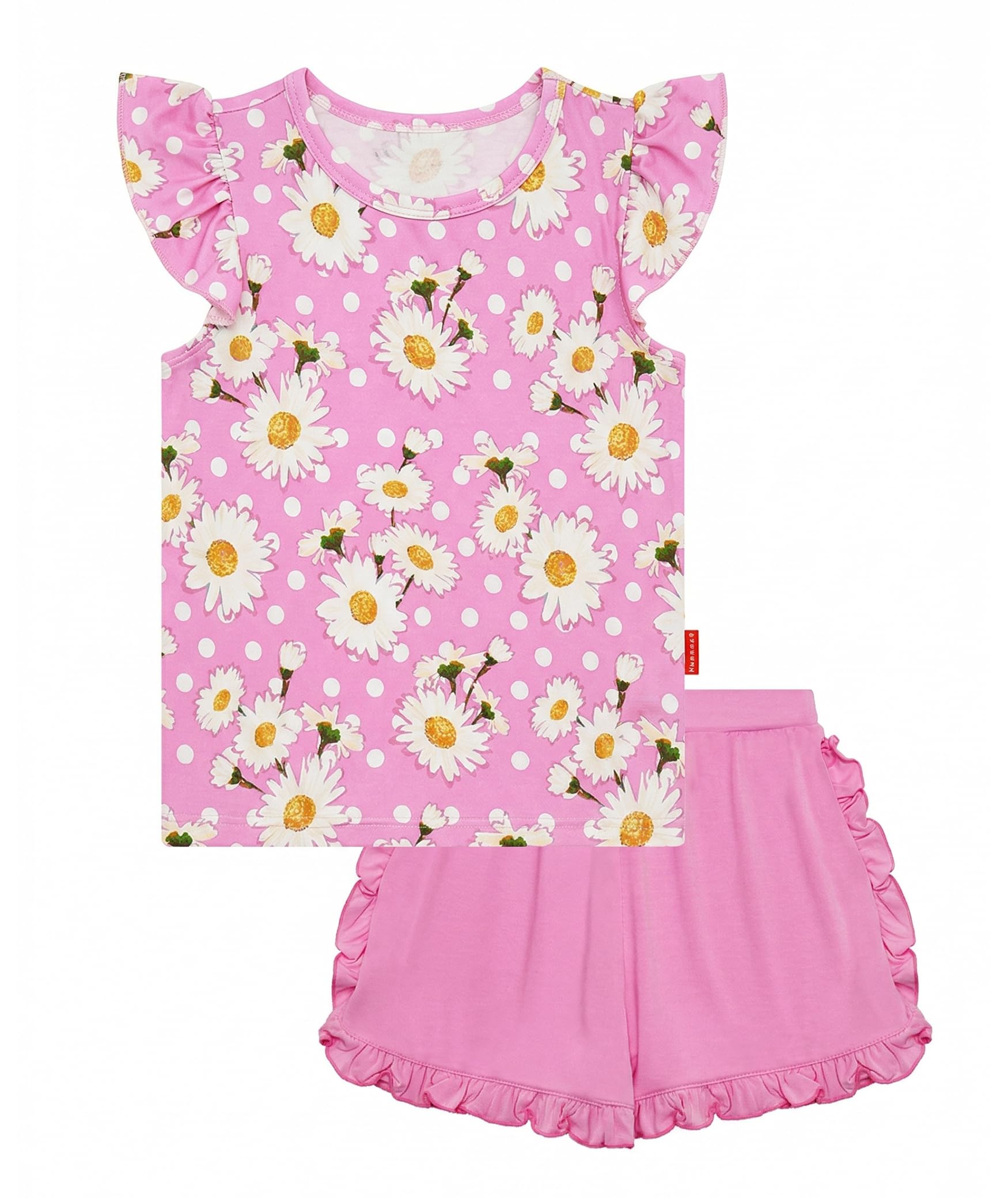 Bamboo Viscose Toddler Girls Summer Outfits Shorts Set 2-6Y