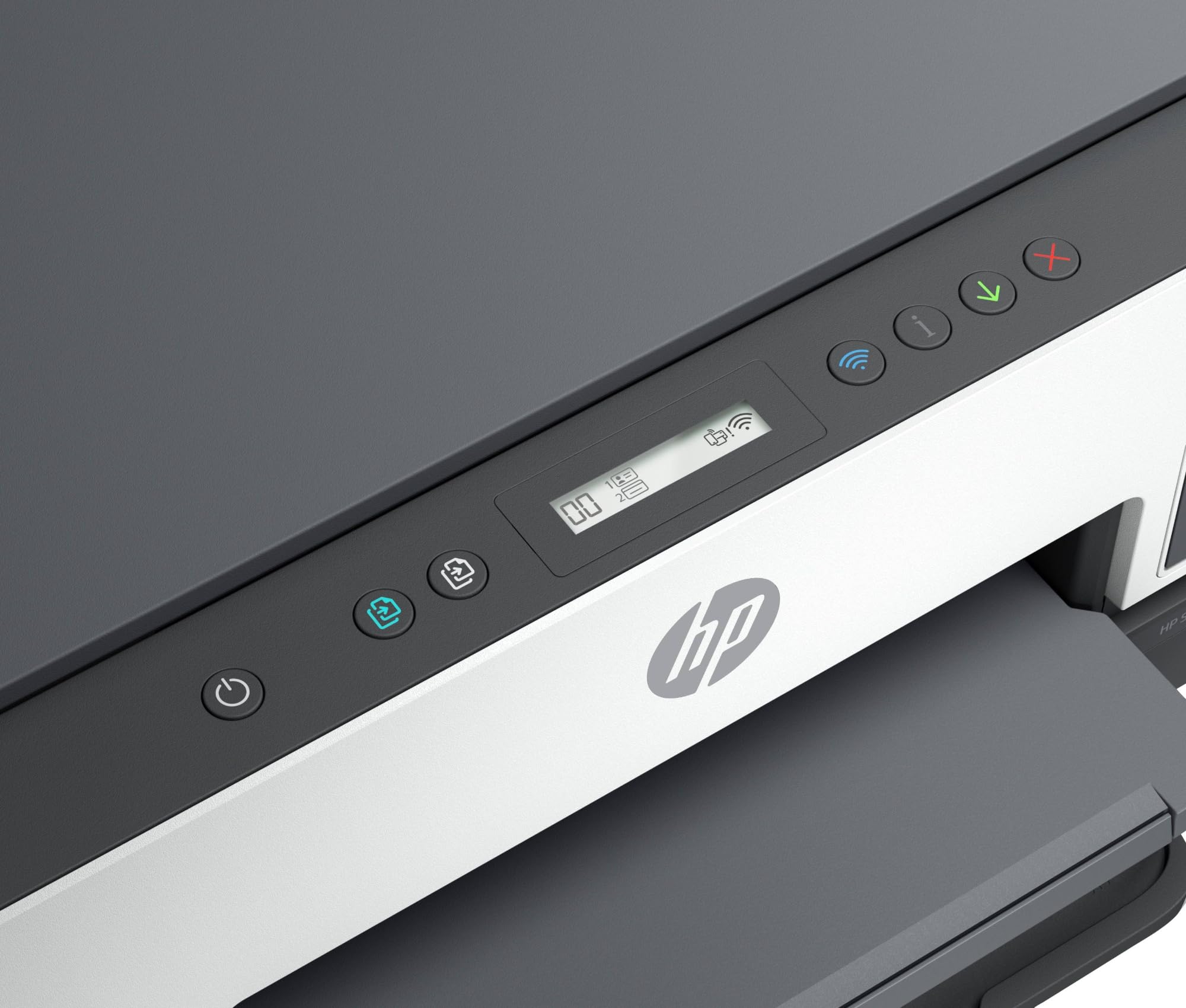 HP Smart Tank 6005 AiO 2H1W1A, Stampante Multifunzione a Colori, Serbatoio d'Inchiostro ad Alto Volume di Stampa, Fino a 12000 Pagine (Nero) e 8000 Pagine (Colore), F/R Automatica, Wi-Fi, Grigio