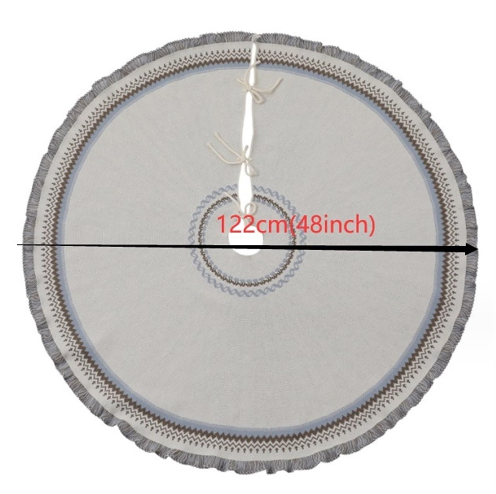 Weihnachtsbaum Rock, Strickender Weihnachtsbaumrock 48 Zoll Dick Rustikal Für Weihnachtsdekoration Decke Weihnachtsbaum(B)