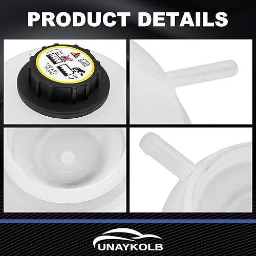 Miniatura 4 de Tanque de recuperación de refrigerante W/Cap para 2002 Land Rover Freelander Base para 2002-2005 HSE/S/SE PCF000012