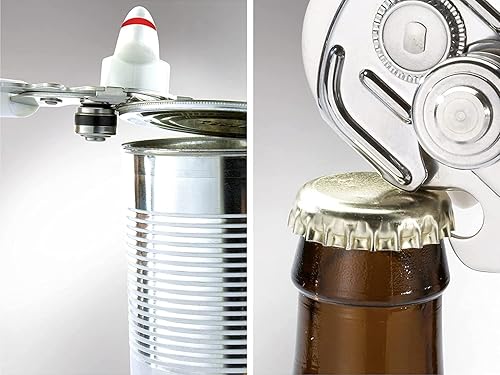 Miniatura 2 de Leifheit 03133 Abrelatas de seguridad, color blanco