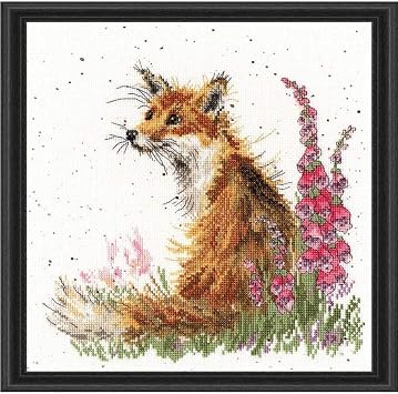 Bothy Threads Cross Stitch Kit - Wrendale Designs - Amongst The Foxgloves