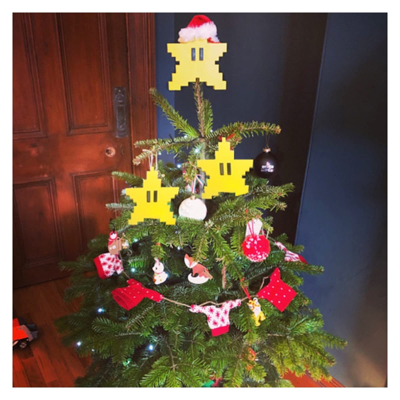 Amazon.co.jp: WEGONAUP クリスマススーパーマリオスブラザーズ スター