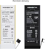guoxuEE NOHON 5GS 1700mAh Bater?a de pol?mero de Litio para tel?fono de Alta Capacidad para iPhone 5S-Negro guoxuEE NOHON 5GS 1700mAh Bater?a de pol?mero de Litio para tel?fono de Alta Capacidad para iPhone 5S-Negro
