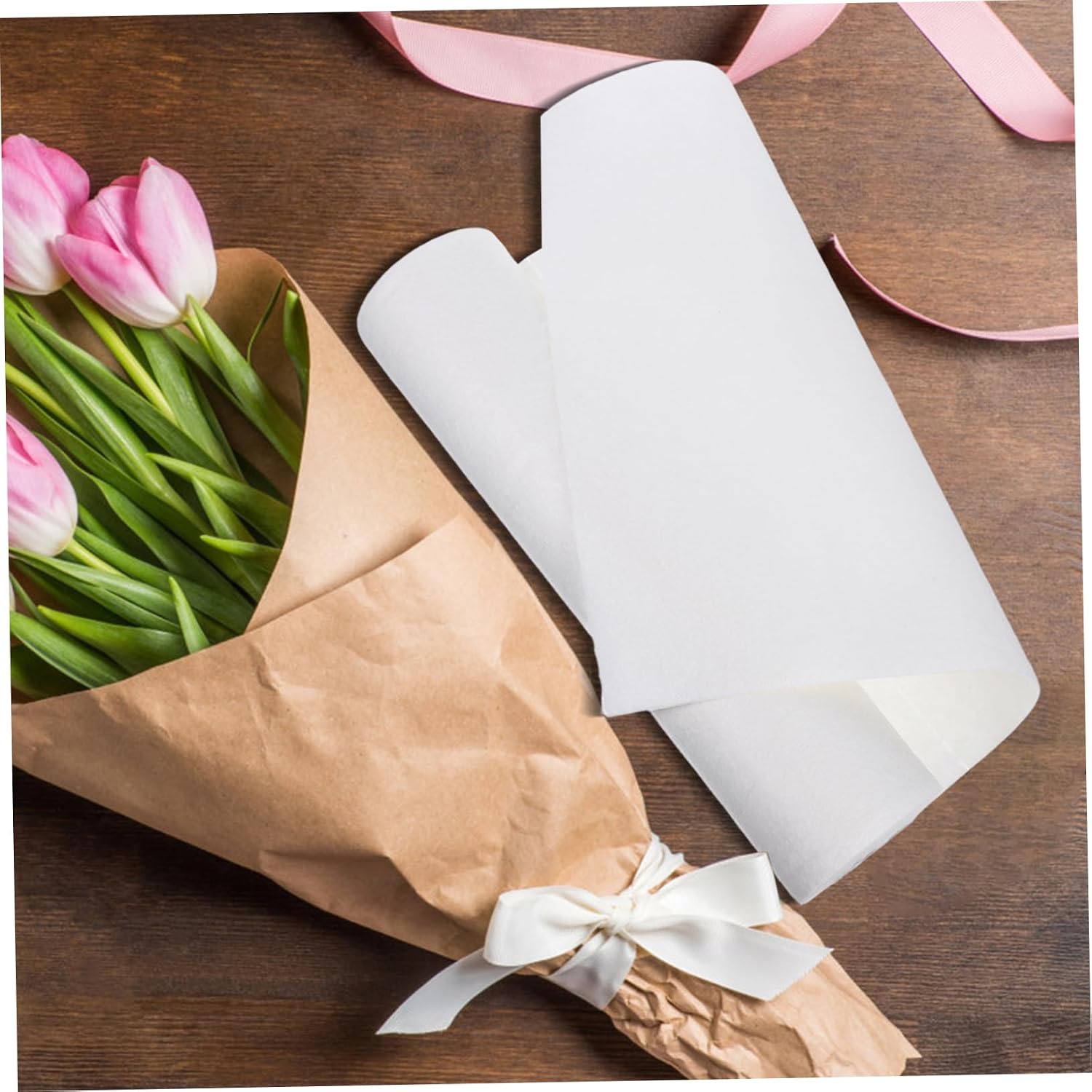 Toddmomy Bouquet Water Retaining Cotton Absorbent Flower Wrapping Material for Fast Hydration and Moisture Locking Floral Arrangements for Florists and DIY Enthusiasts