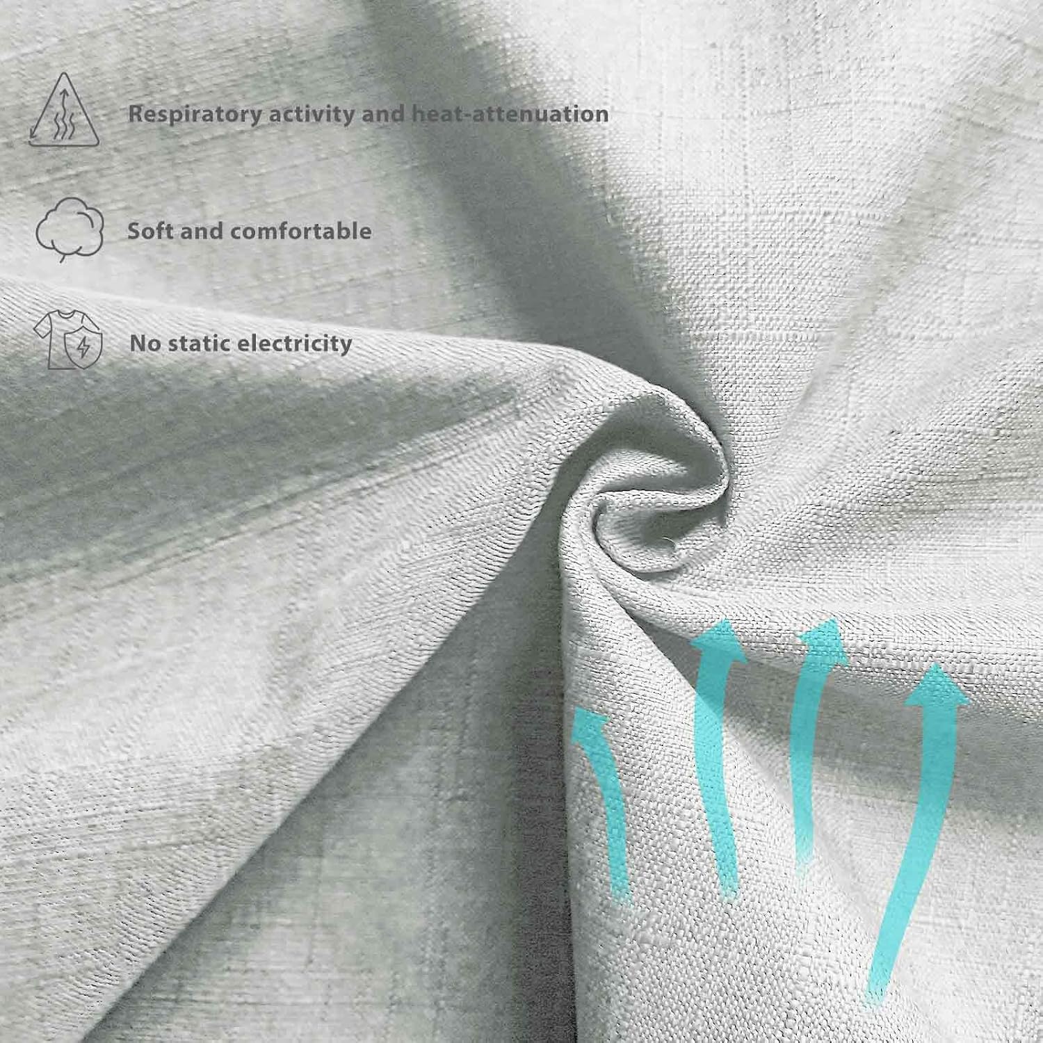 Sauna Cushion 3x48x24in Linen-Style Polyester Fabric – 50D Foam, Medium-Firm. Custom Cut to Your Dimensions Foam for Bench Cushion Dollar -Dark Grey Blue.