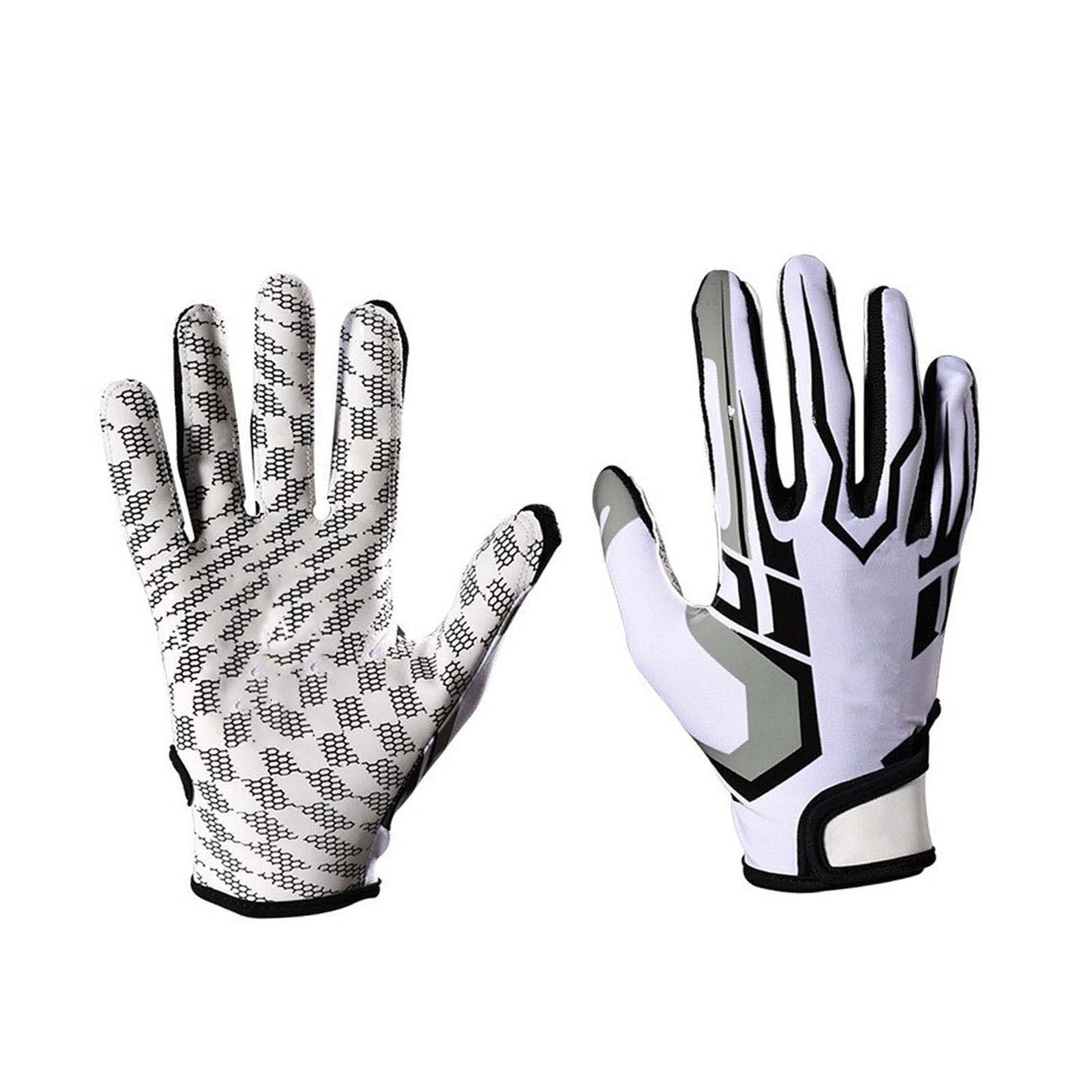 Gants de sport, gants de football américain, maille respirante, doigts, épaisseur moyenne, antidérapants