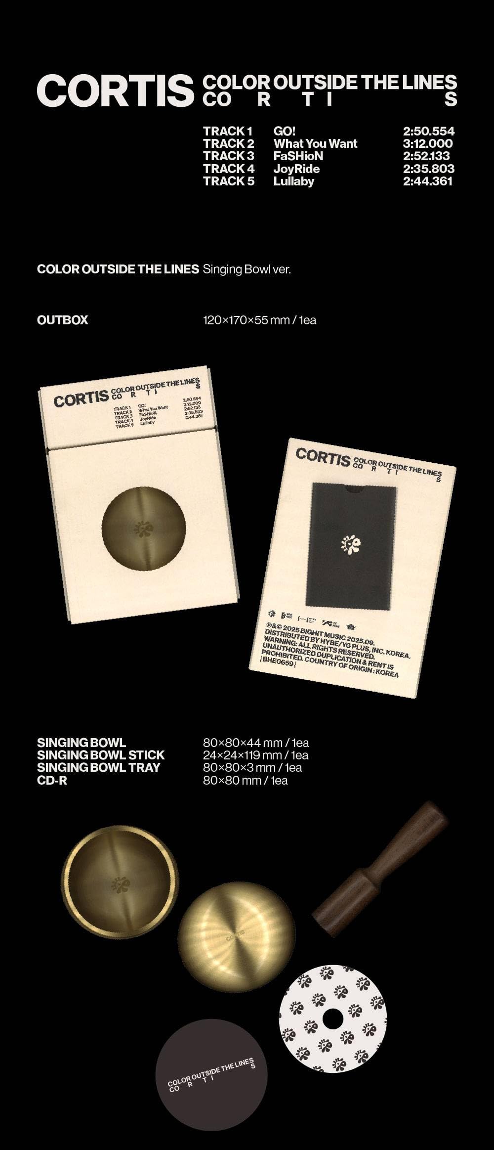 Amazon.co.jp: CORTIS (コルティス) - The 1st EP [ COLOR OUTSIDE THE