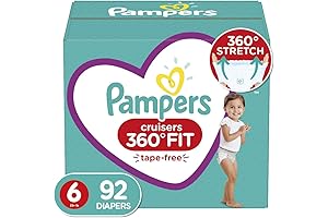 Pampers Pull-On Cruisers Size 6 Diapers, 92 Count