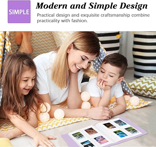 Miniatura 5 de 2 álbumes de fotos de 256 para cámara Fujifilm Instax, fotos ZINK de 2 x 3 pulgadas, libro de álbum de fotos de 2 x 3 para cámara instantánea