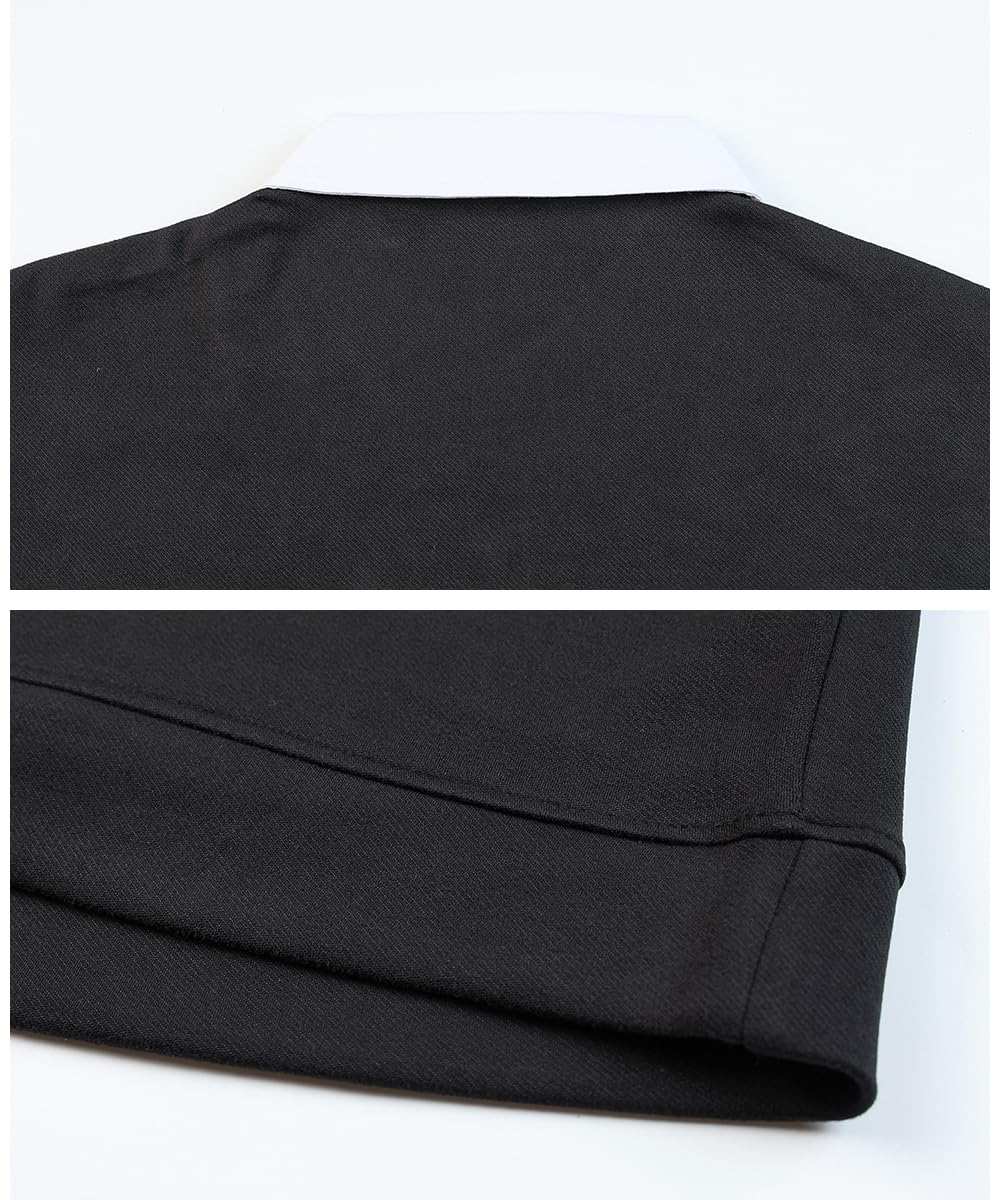 Herren Pullover mit Hemdkragen Pulli Langarm 2 in 1 Hemd Kragen Pullover V-Ausschnitt Feinstrick Strickpullover