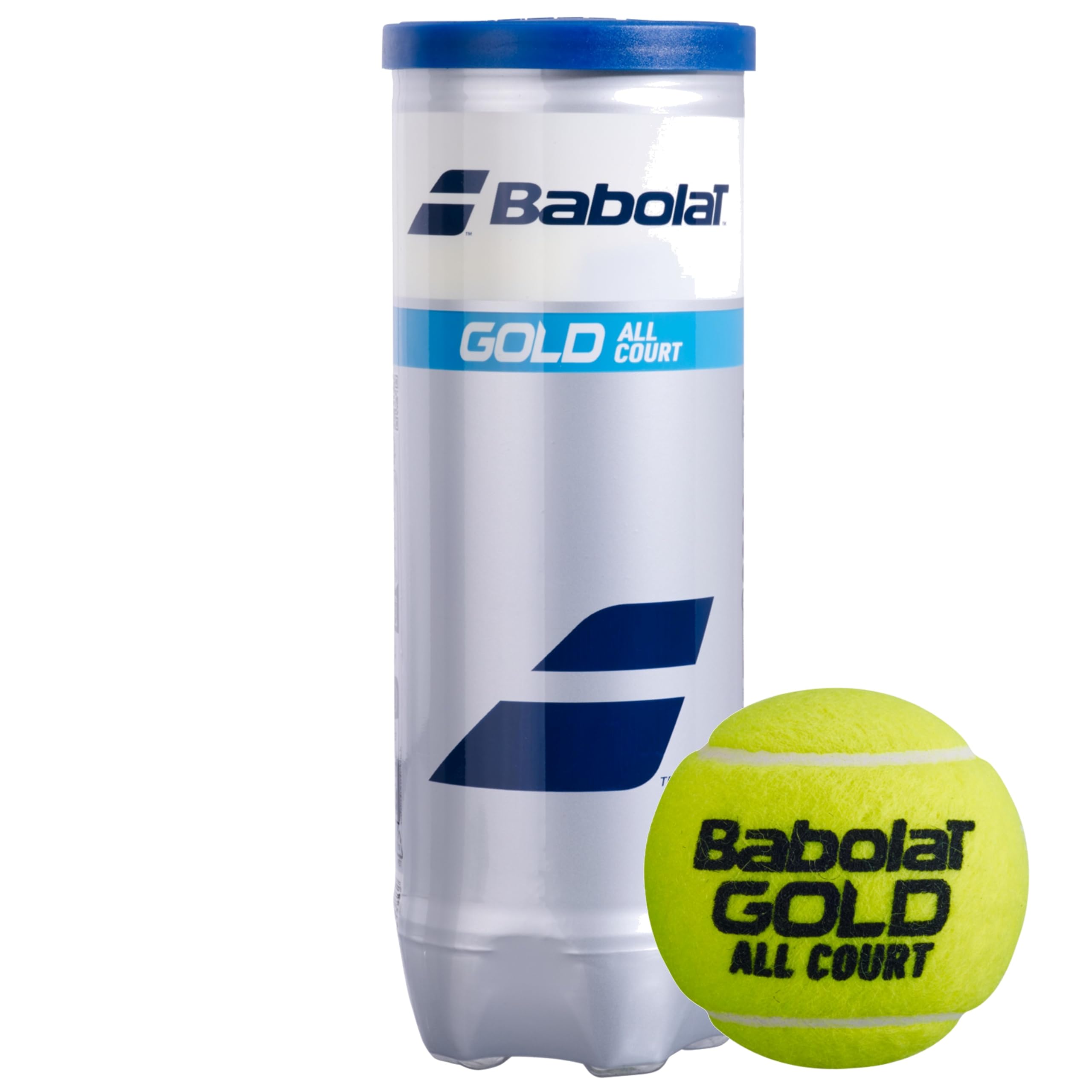 Babolat Gold All Court Tennis Balls - 3 Ball Can in Multi-Packs (2-24 Cans Available)