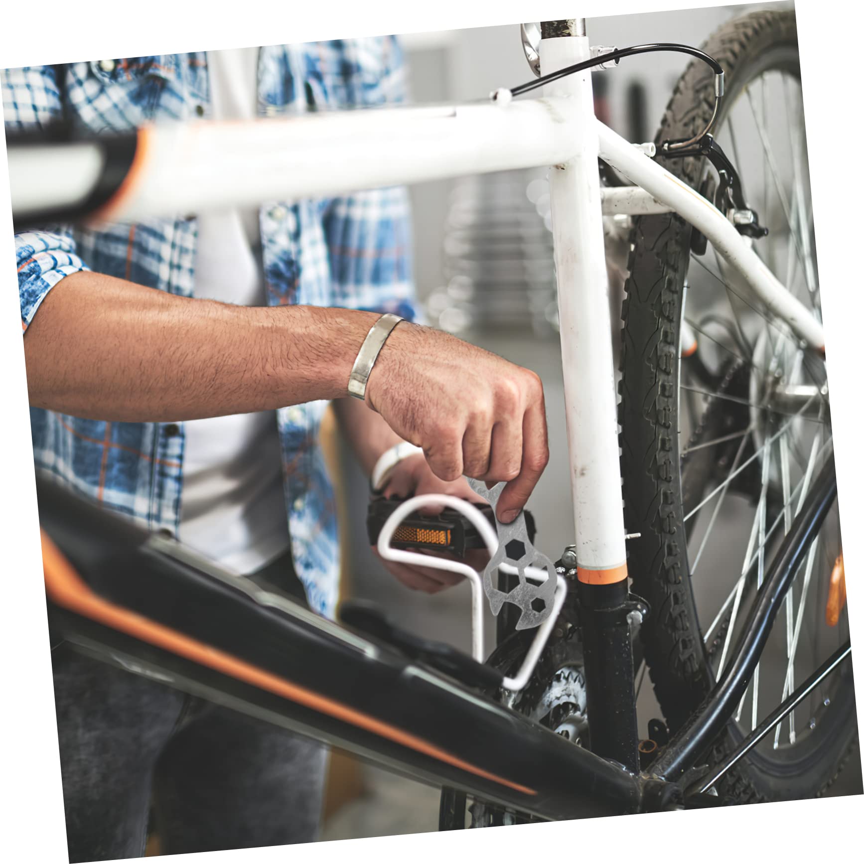 Toddmomy 3 Set Chiave Multi Foro Per Strumento Riparazione E Versatile Per Bici Adatto Per Attività All E Riparazioni 10 * 3