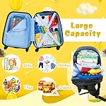 HONEY JOY 2 Pcs Kids Carry On Luggage