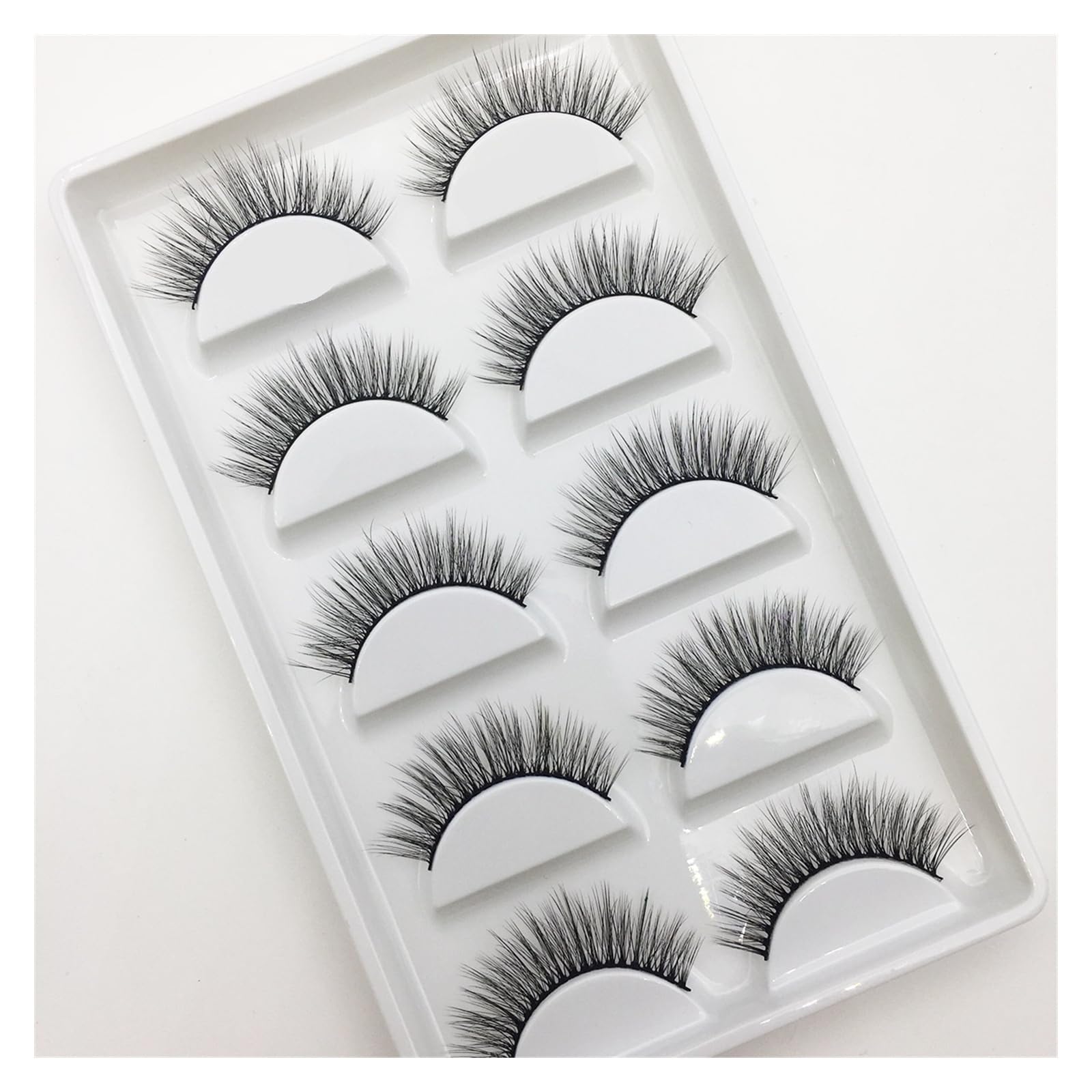 UAMOU 16 stylów 10/50 pudełek 3D rzęsy z norek naturalny krzyż sztuczne rzęsy długi niechlujny makijaż rzęsy Faux Cils Maquillaje Cheerfully (Color : 5Pairs H 14, Size : 100 Boxes 500Pairs)