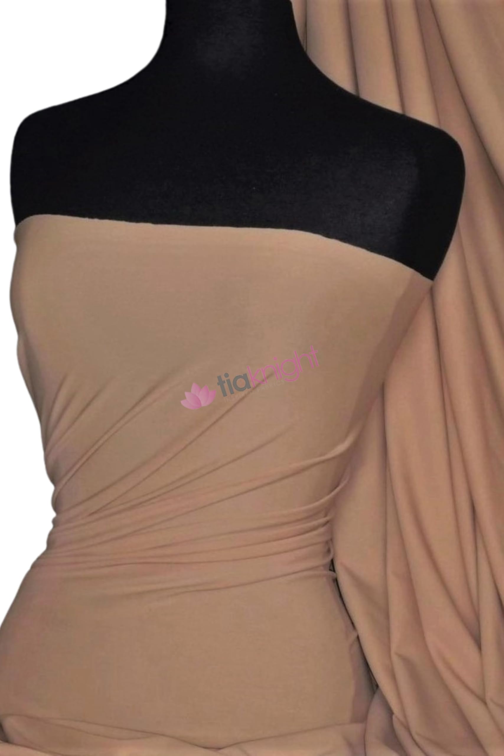 Premium Quality Matte Nylon Lycra | 4 Way Stretch Swim Wear, Dance Leotard/Leggings, Dressmaking Material | Matching Shades in Mesh | 30+ Colours | Sold by The Metre, by Tia Knight (Ash Rose)