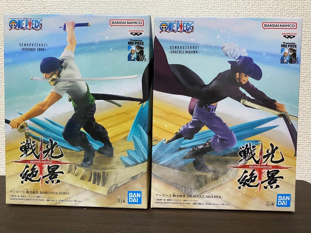 Amazon.co.jp: ワンピース ミホーク&ゾロ 戦光絶景 : おもちゃ 