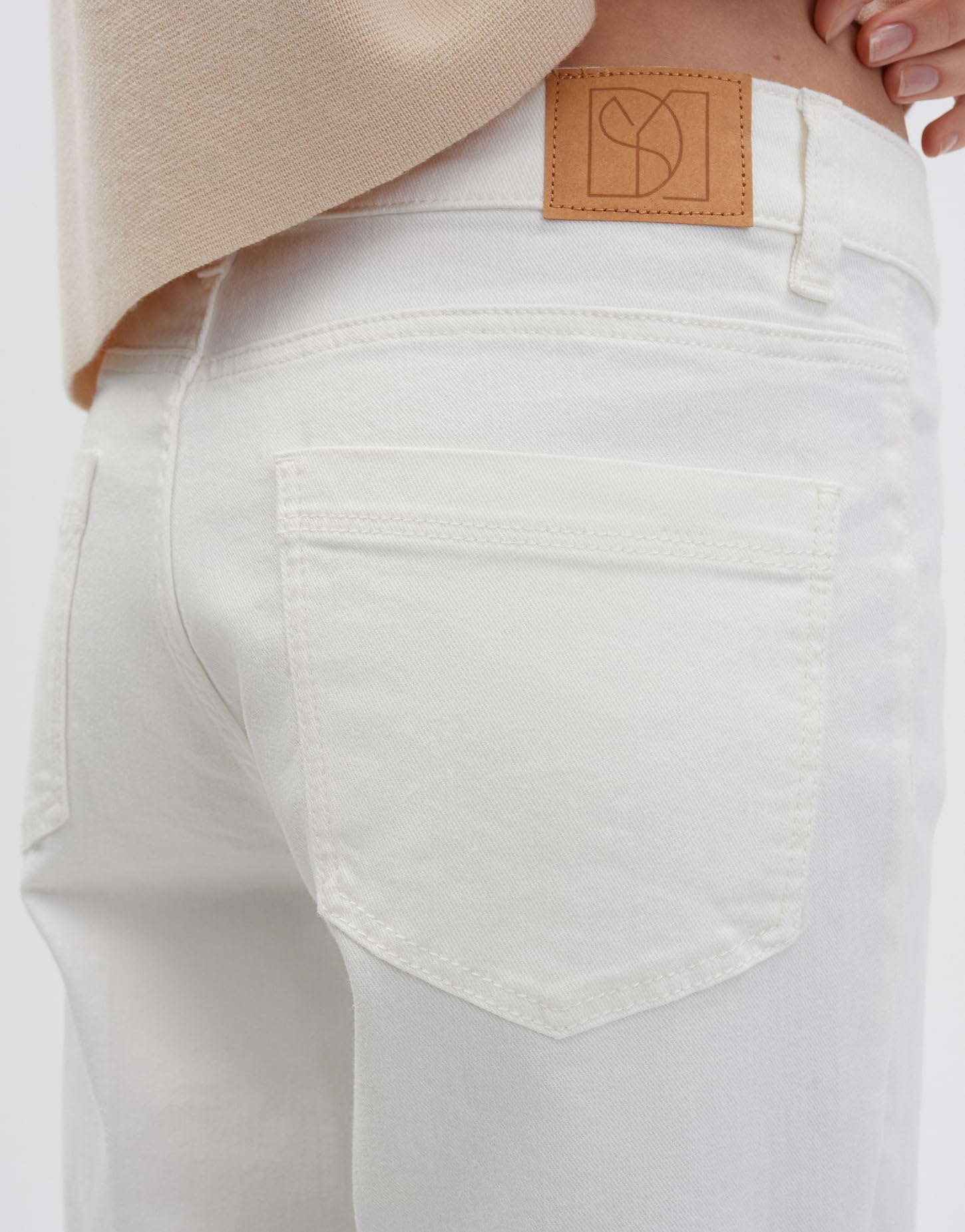 someday Damen Flared | Carie French Flared Jeans aus BCI Cotton Mix Mid Rise