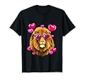 Valentines Day Lion Funny Lion Lover T-Shirt