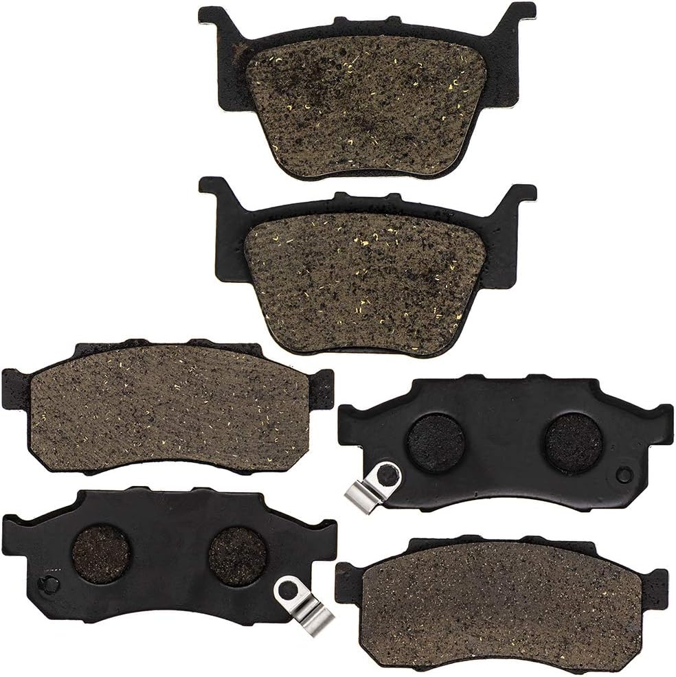 NICHE Brake Pad Kit for Honda Pioneer 700 500 700-4 06435-HN8-016 06452-HL3-A00 06451-HL3-A00 Front Rear Organic