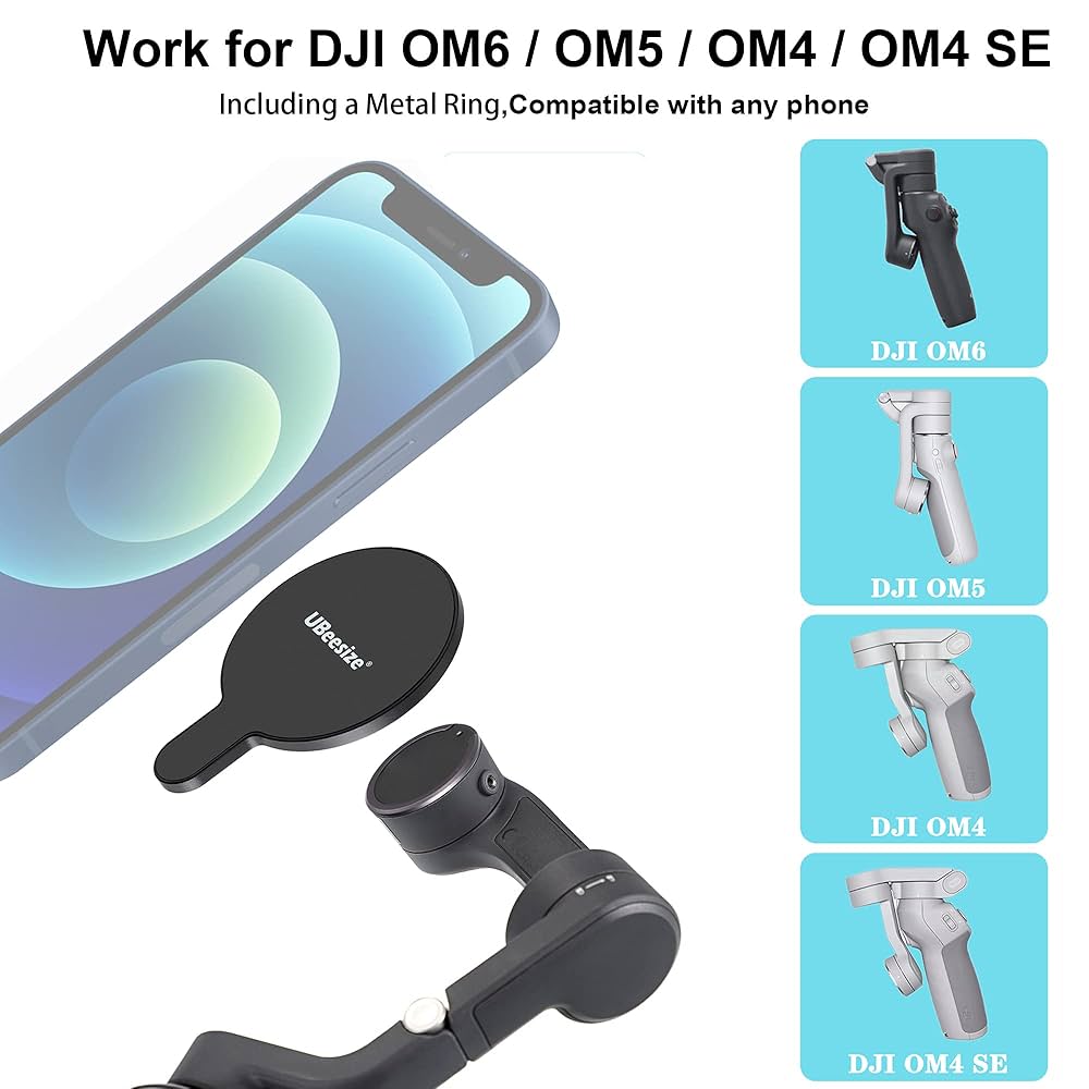 Amazon.com: for DJI OM 6 Magsafe Adapter Ring Holder Phone