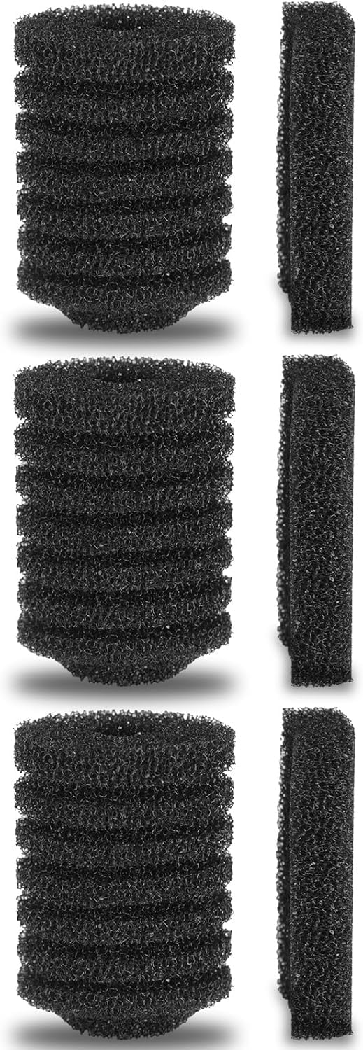 TARARIUM JQP2500F/1500F Aquarium Filter Sponge Replacement Filters for JQP-1500F JQP-2500F (Filter Sponges for JQP-1500F/JQP-2500F)