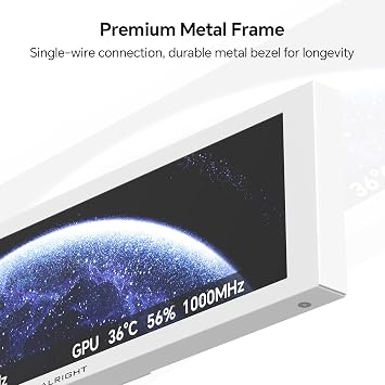 Thermalright Trofeo Vision LCD AIO ekran 9,2 inç PC monitörü, gerçek zamanlı donanım izleme için USB Type-C ekran, oyun bilgisayar kasası/CPU soğutucu için önceden ayarlanmış temalar (TrofeoVision | Gerçek Zamanlı Donanım İzleme için USB Tip-C Ekran, Oyun PC Kasası/CPU Soğutucusu için Önceden Ayarlanmış Temalar