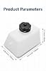 1 pieza tanque de gasolina mini para moto, tanque de gasolina para moto mini, tanque de combustible para moto mini, 1.5L a prueba de fugas con mangueras de filtro y abrazaderas, universal para motos de cross y cuatrimotos de 43-49cc, blanco 3