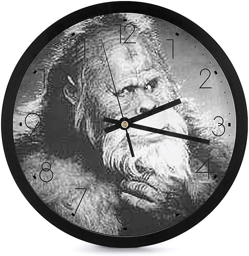 Bigfoot Sasquatch Reloj de pared de moda, silencioso, sin tictac, reloj de pared redondo para sala de estar, cocina, hogar, decoración de dormitorio