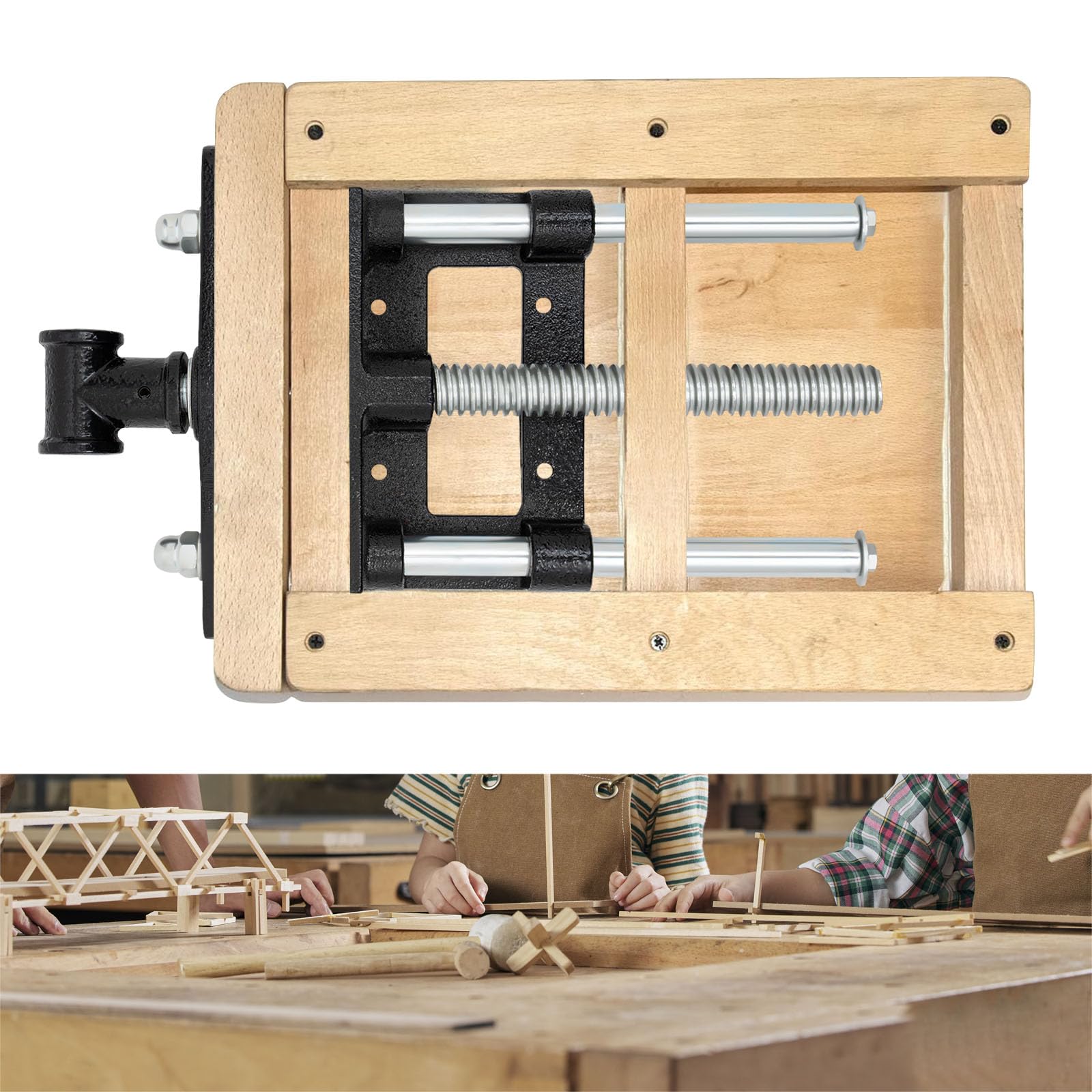 Morsa per legno 9 pollici anteriore vite falegname lavorazione