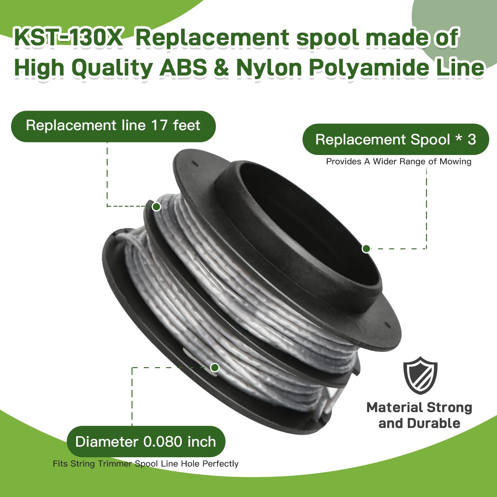 Amazon.com : VineHii KST-130X Spool Compatible with Kobalt 40-Volt