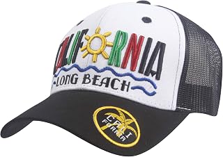 TOP HEADWEAR California Beach Adjustable Trucker Hat