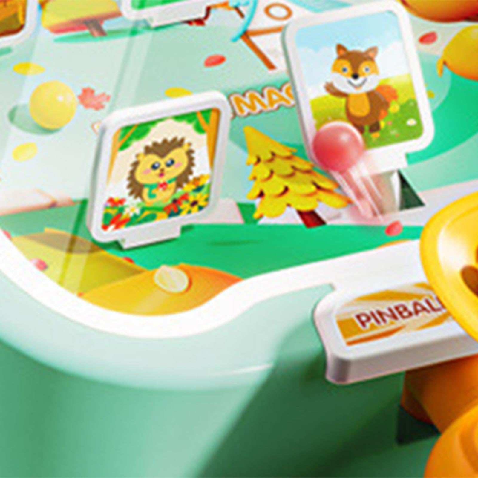 Kokiya Interactive Pinball Machine for Family Fun and Learning in Living, Green