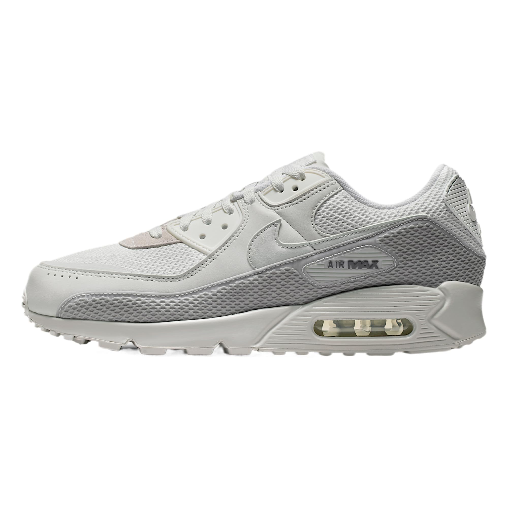 Air Max 90 Premium Men's Shoes (Off White/Gray Fog/Smoke Gray/Photochromic Dust) Size 10