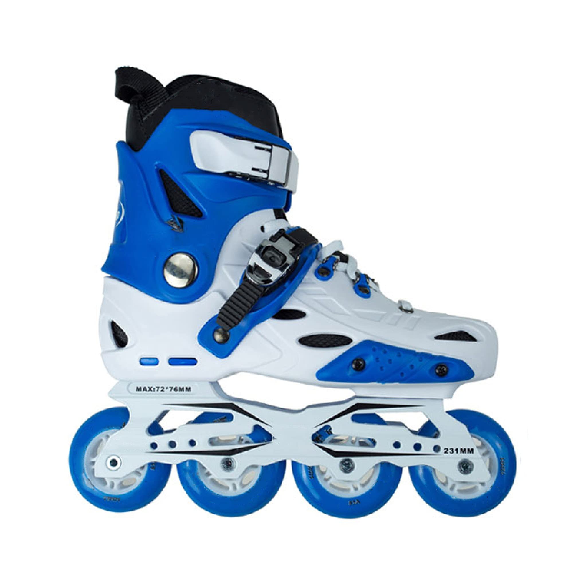 Patins à roues alignées pour filles et garçons, patins à roulettes avec sport et loisirs, patines pour enfants et adultes, hommes et femmes (couleur : blanc, taille : EU 42/US 9/UK 8/JP 26 cm)