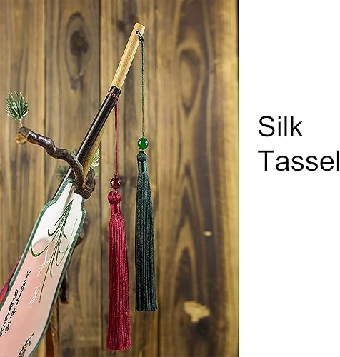 Miniatura 5 de Ventilador de mano bordado de seda translúcida, ventilador redondo chino, ventilador de mano antiguo, ventilador de baile tradicional de palacio,