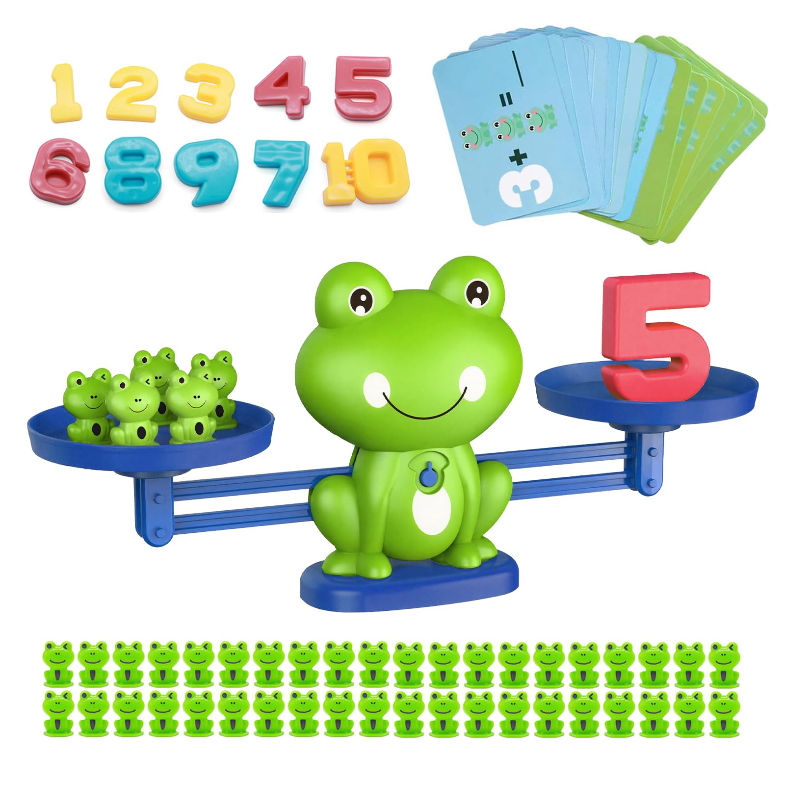 Photo 1 of **MISSING PARTS**
Snugzy Frog Balance Counting Toys, Number Counting Scale Games for Kids Cool Math Learning Games for Boys and Girls Preschool Kindergarten Learning STEM Montessori Educational Toys for 3+ (93 PCS)