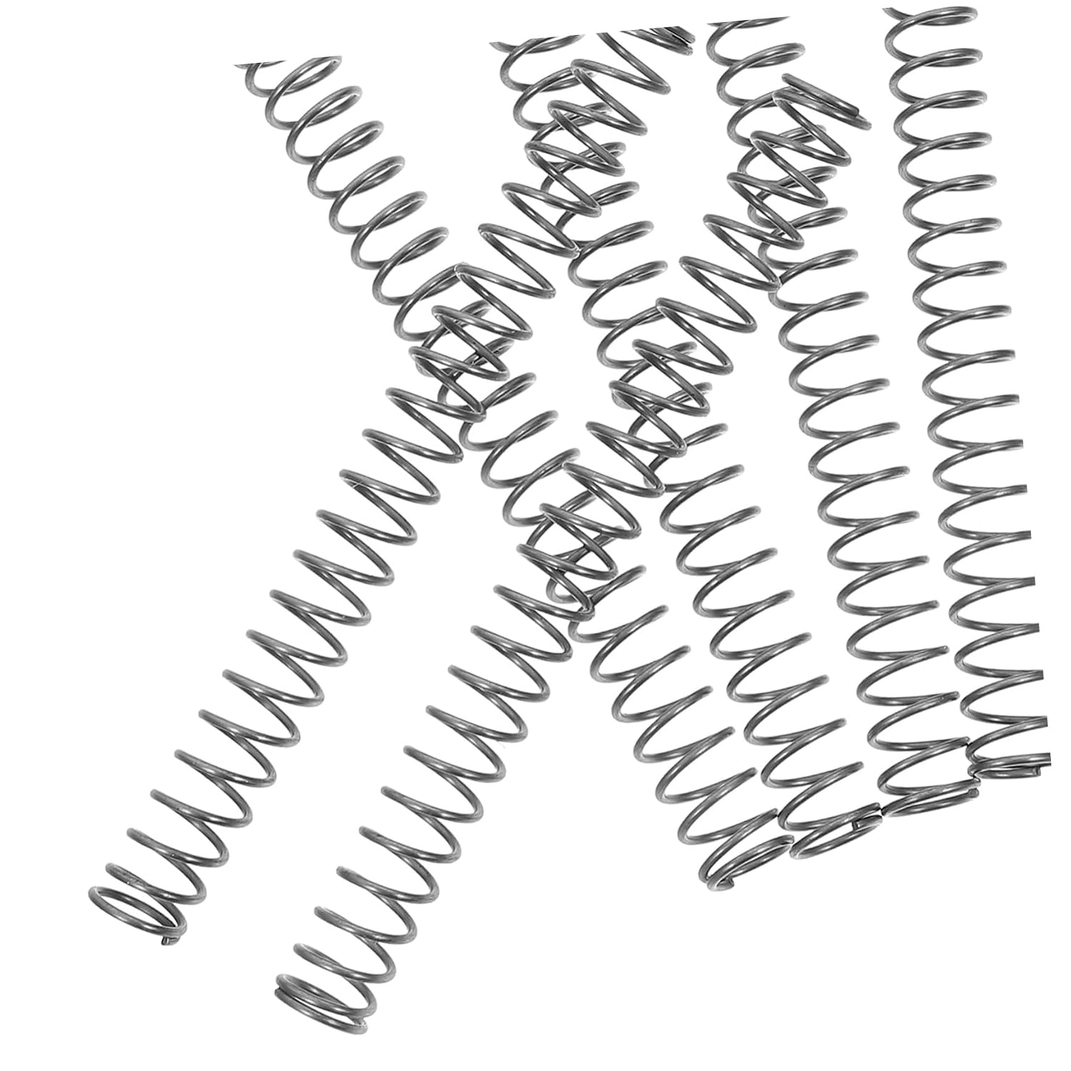 10pcs Iron Compression Springs Wire Outer Mechanical Coil Springs for DIY Repairs and Industrial Use