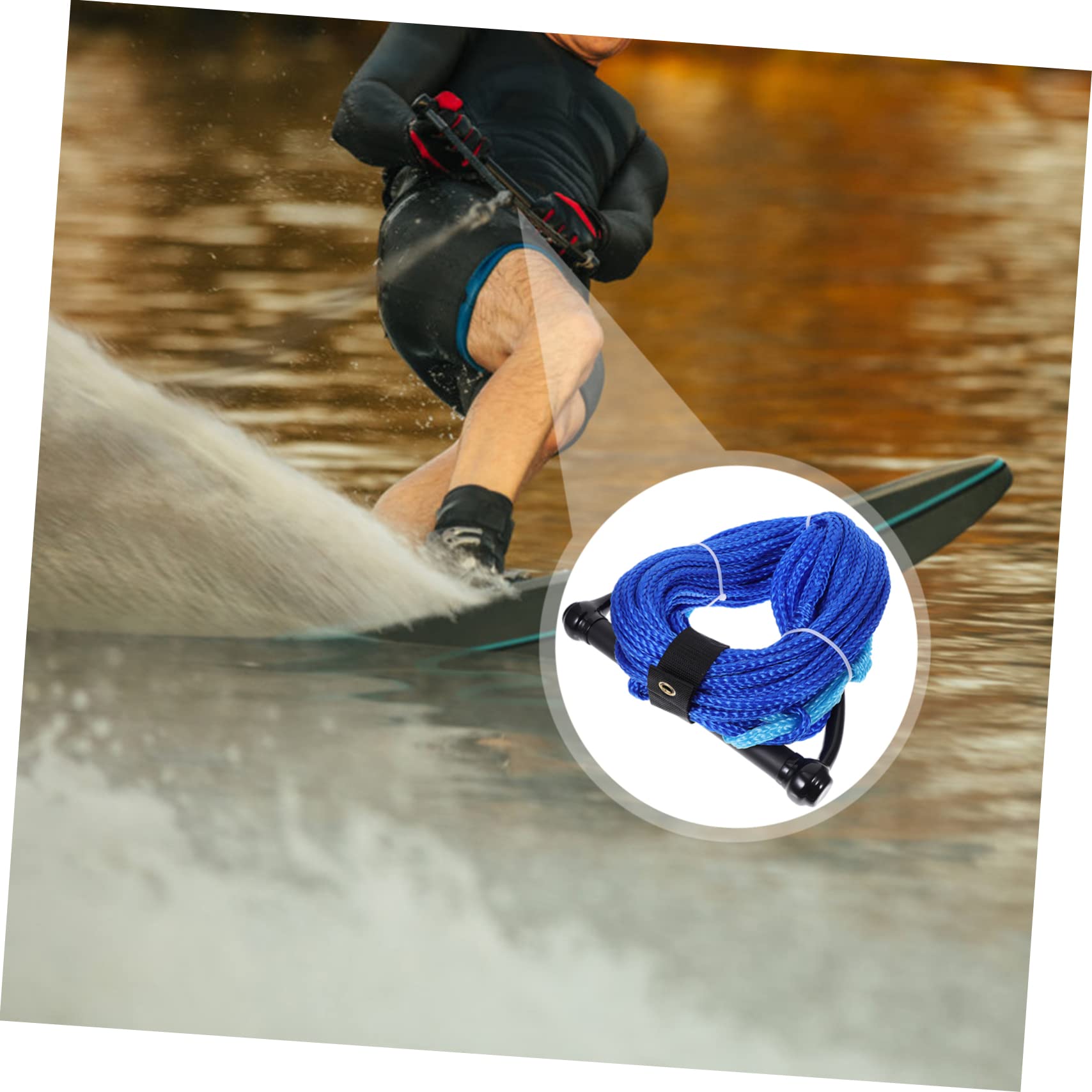 BESPORTBLE Wasserski Seil Schwimmenden Griff Seile Wakeboard Seil Griff zum Bootfahren Wassersport Knieboard Wakeboard Zufällige Farbe (Zufälliger Stil)