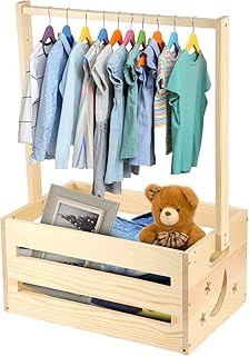 Wooden Baby Shower Wardrobe, Stylish Baby Shower Crate Close