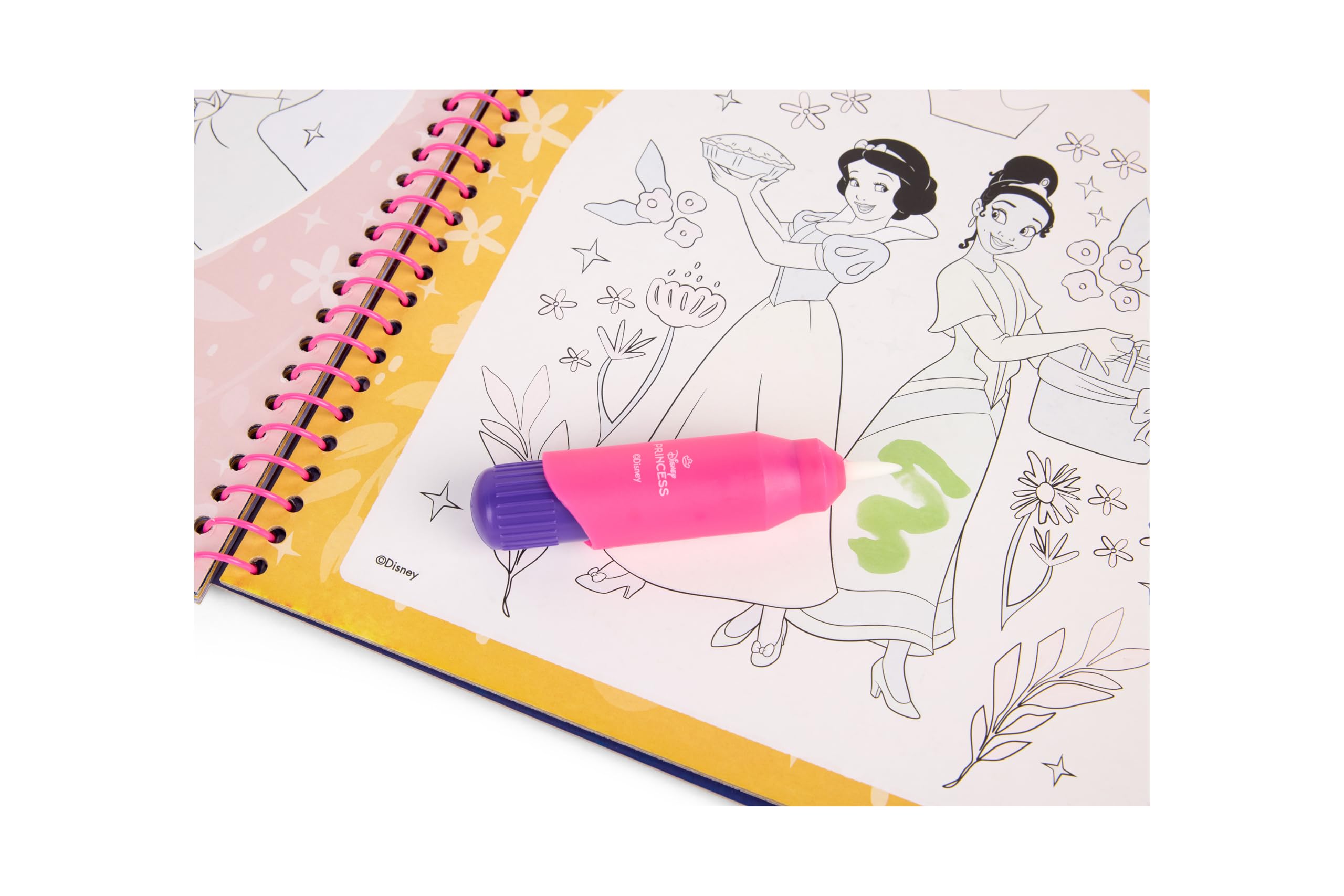 Disney Princess Colouring Book with Water, multicoloured, 22.5 x 22.5 cm - Image 3