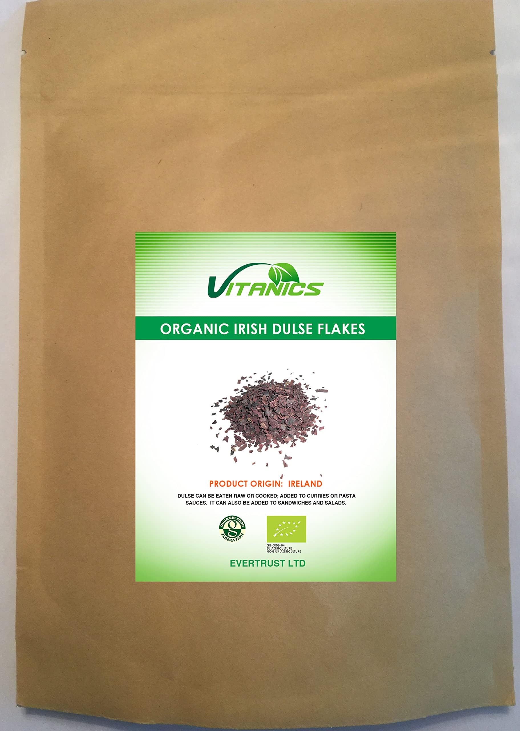 Organic Irish Dulse Flakes (1kg)