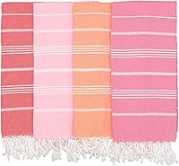 Vista 91 de Oversized Turkish Beach Towel 38’’x71’’ - Set of 2 100% Turkish Cotton Lightweight Sand Free Quick Dry Pool Towels Extra Large Bath Towels for