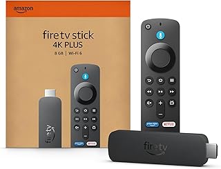 Amazon Fire TV Stick 4K Plus, avec prise en charge du Wi-Fi 6 et des technologies Dolby Vision/Atmos et HDR10+