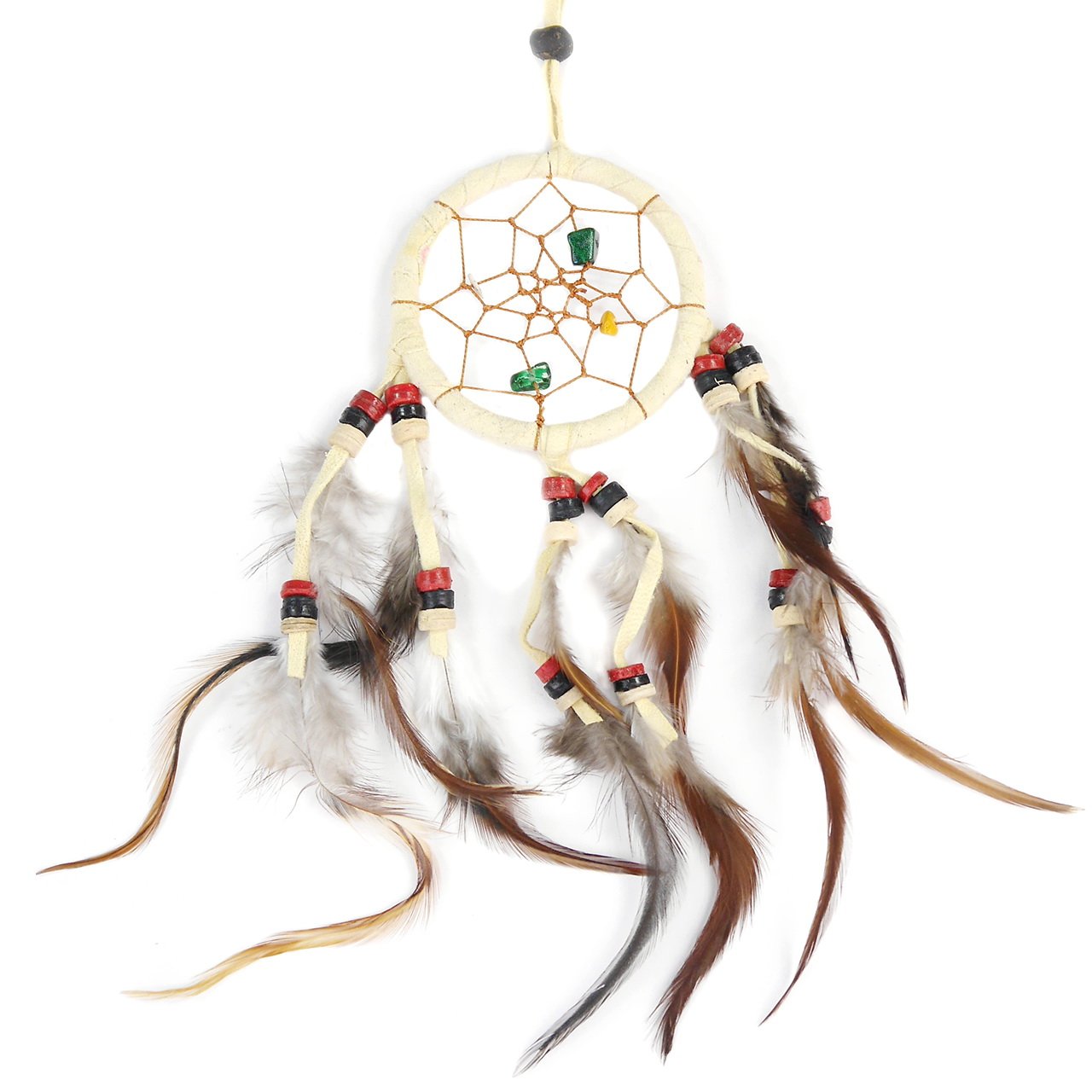ART-CRAFT DC6S002 Traumfänger einfach Ø 6cm beige