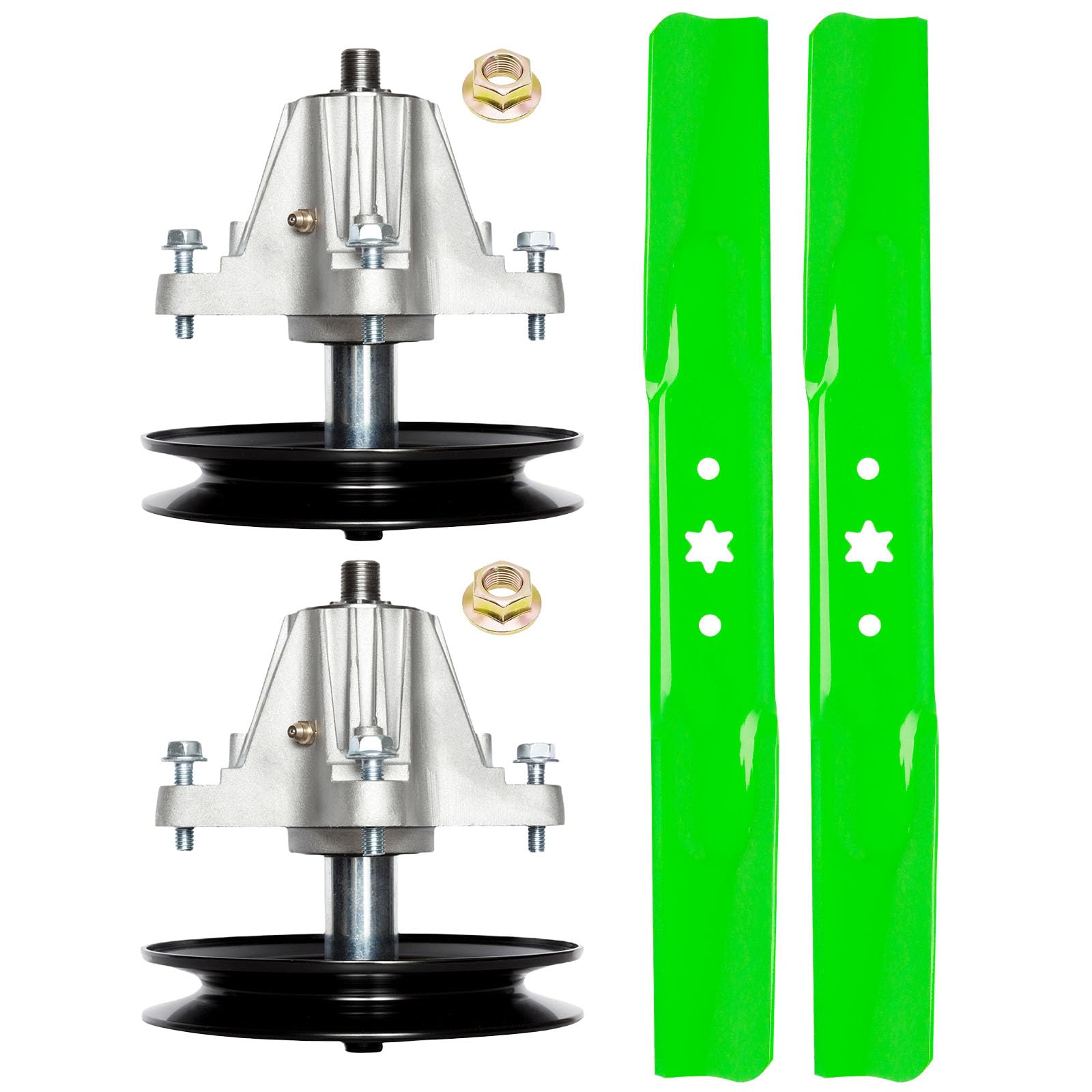 42 inch Deck Rebuild Kit Fit for Cub Cadet/MTD/Troy-Bilt LTX1040 LTX1042 RZT-42 lt2000 Lt1500 T210 CC30 Mini Rider Mower Includes (2) 618-04822 918-04822 Spindle (2) 742-04308 Blades ( missing blades)