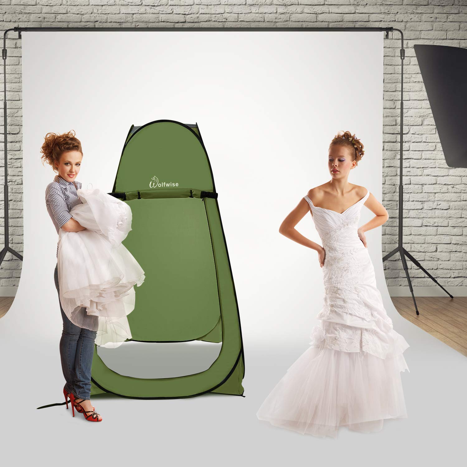 Wolfwise Shower Privacy Toilet Tent Beach Portable Changing Dressing