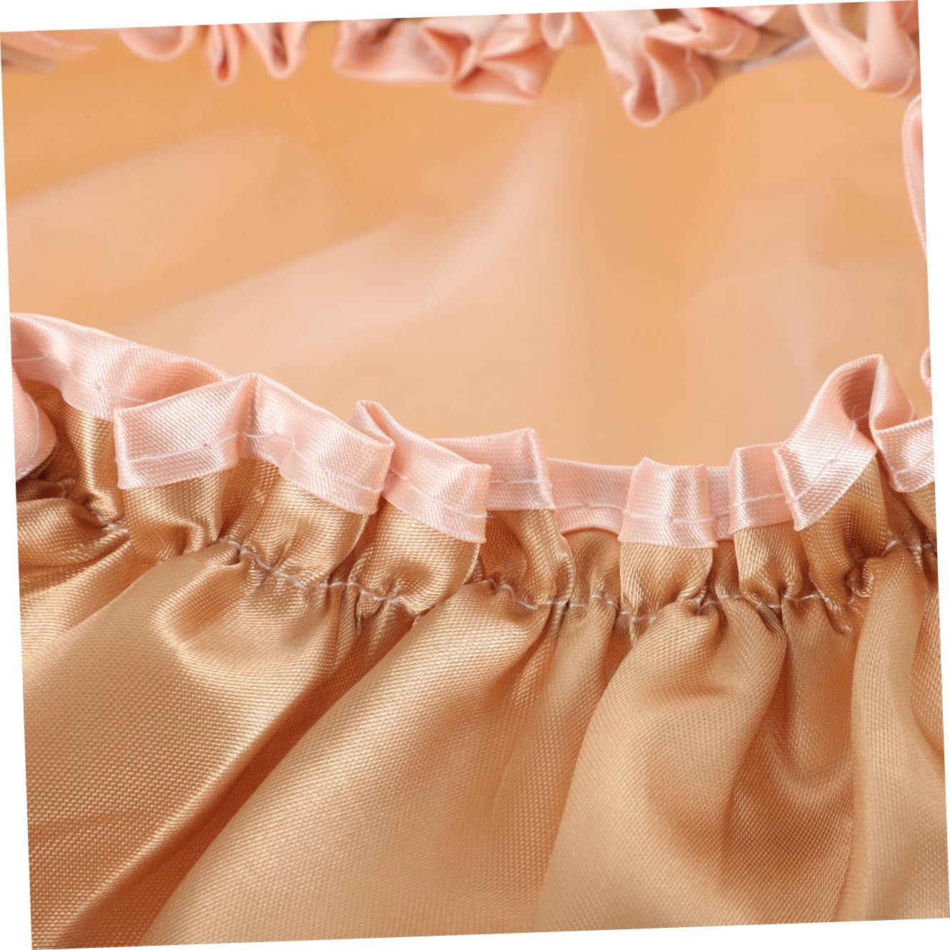 Healvian 4piezas Gorro De Ducha Reutilizable Para Mujeres Diseño Elástico Gorro Para Spa y Cocina Para Cabello y Rizado Champán