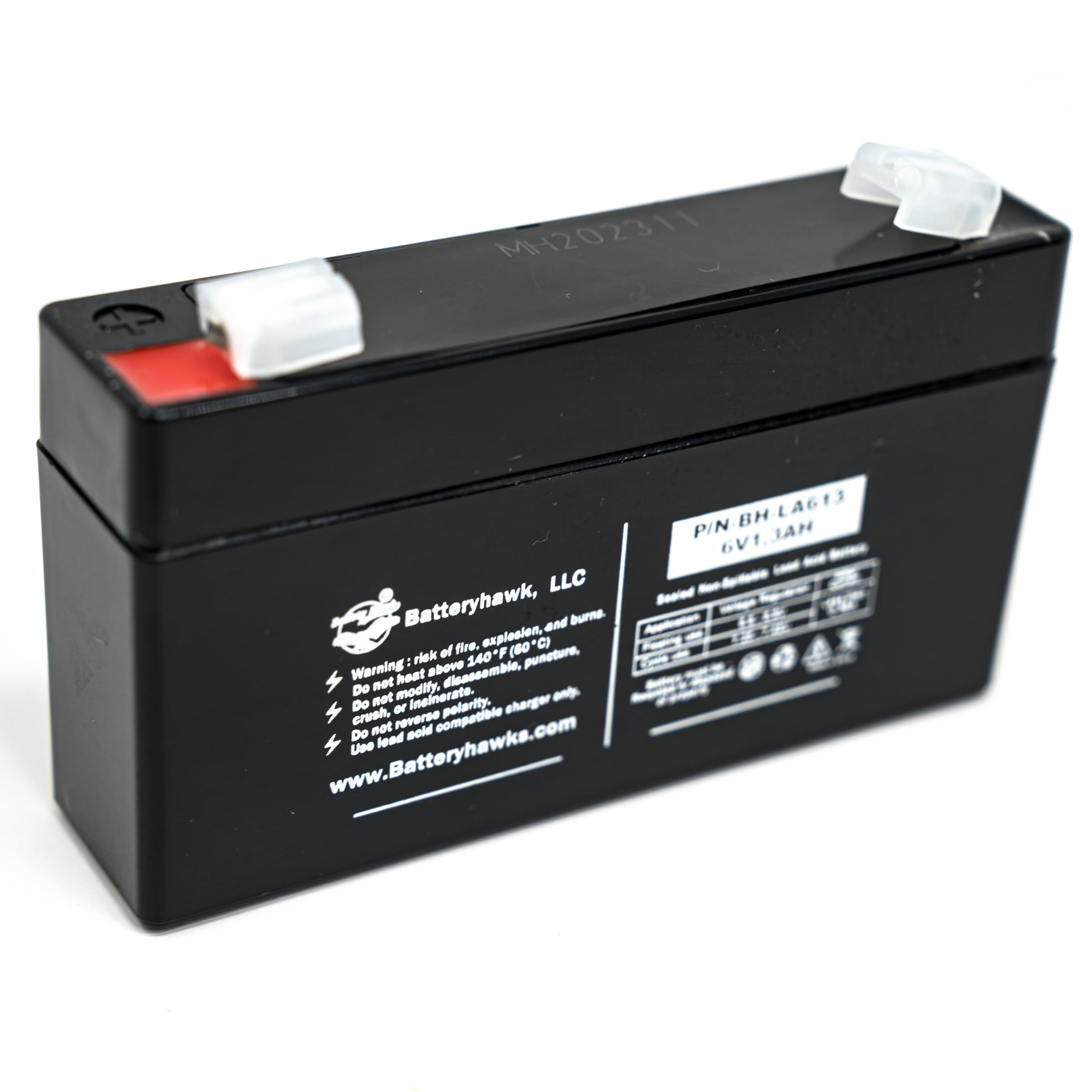 Battery Hawk (3 Pack) PSLA0601 LEAD-6-1.2 ELK-0610 ASLA0865 BSL0865 SLA0865 D5731 UB-613 UB613 WKA6-1.3F